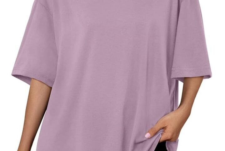 Trendy Queen Womens Oversized Summer T Shirts Business Casual Dressy Shorts Sleeves Tops Beach Vacation Fashion Clothes